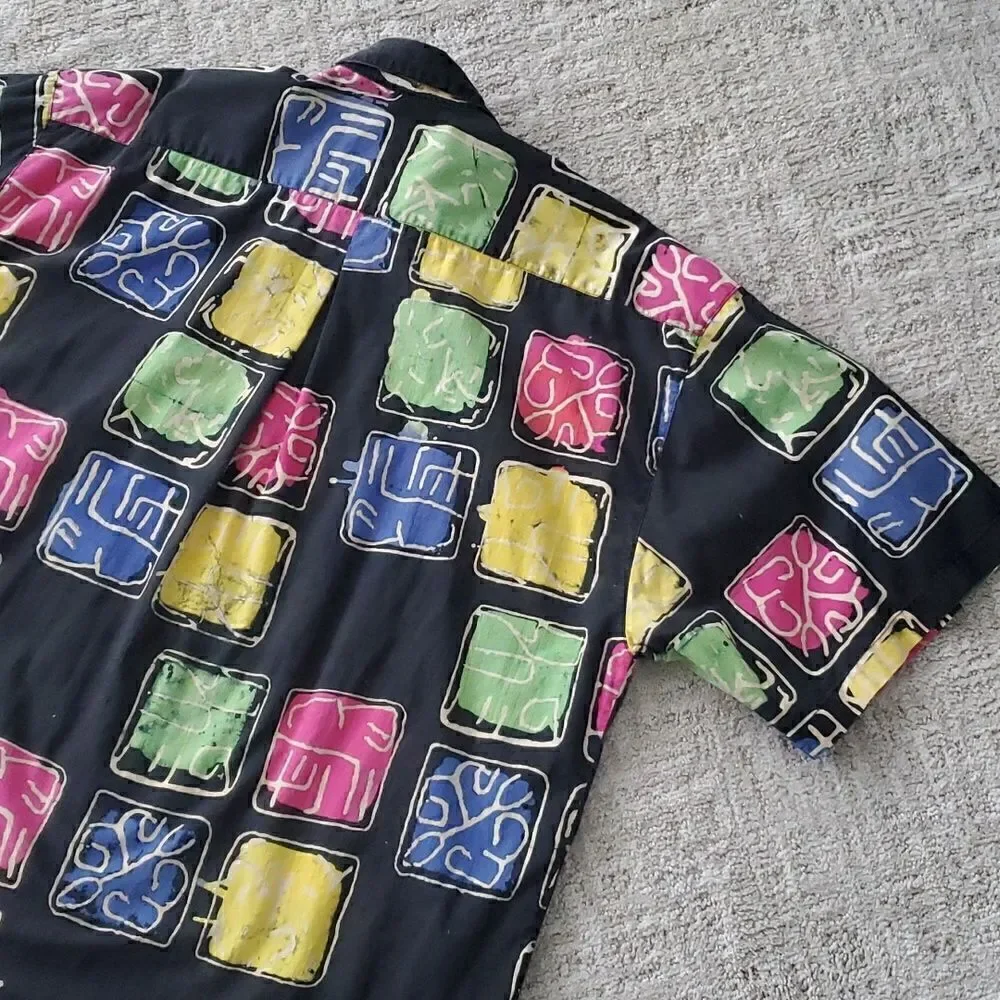 Java Lava | Retro Abstract Color Shirt - Picture 7 of 7